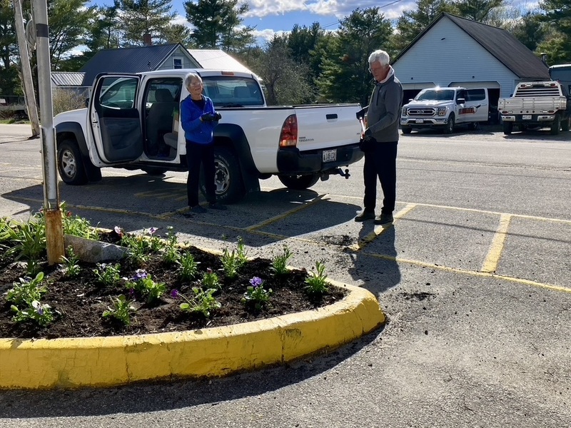 Neighbors planting