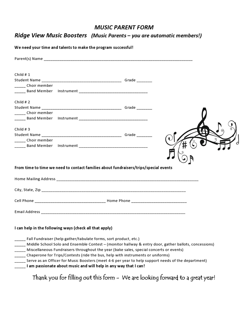 Music Boosters