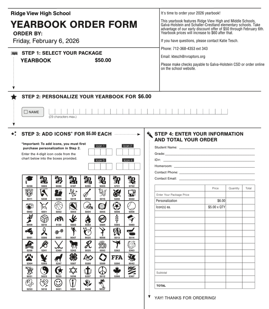 order form