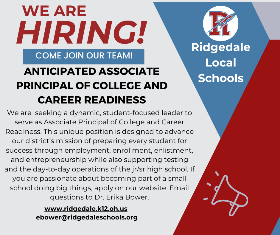 Anticipated Associate Principal of College and Career Readiness