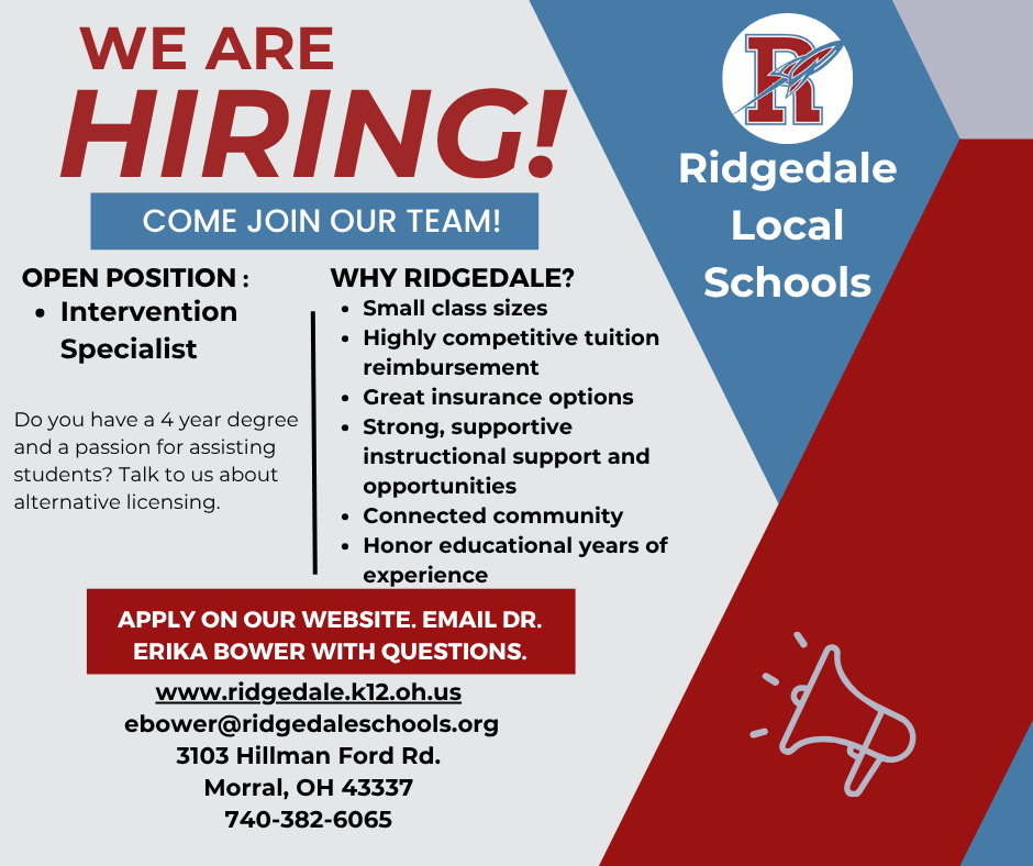 Job Posting: Intervention Specialist
