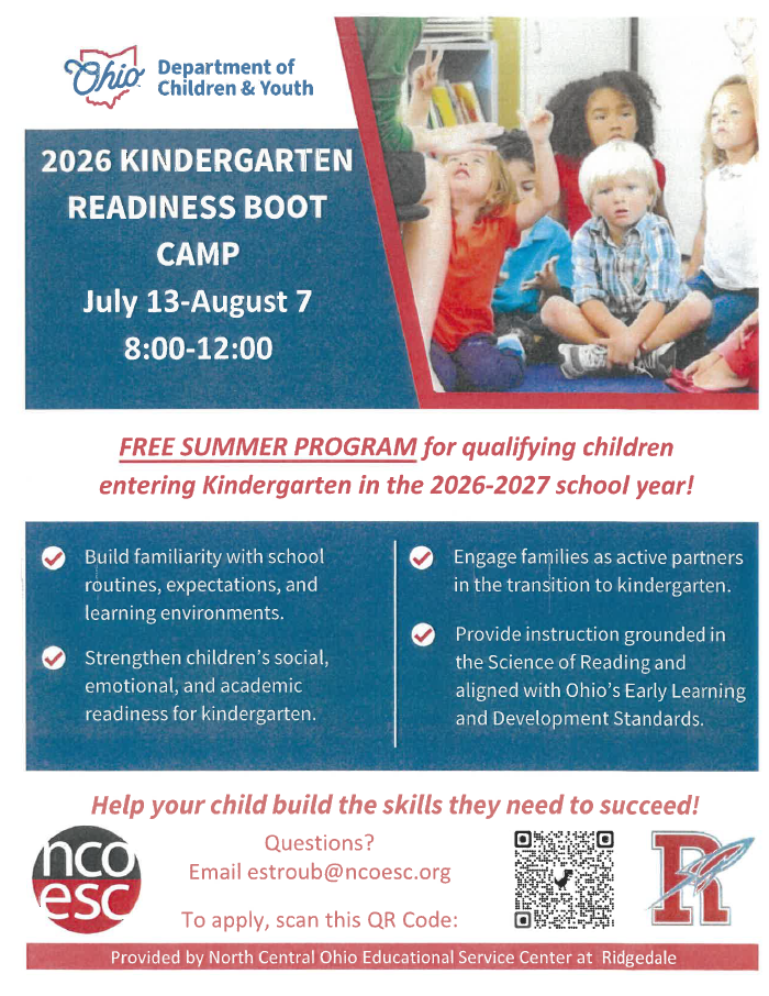 Kindergarten Readiness Boot Camp at Ridgedale
