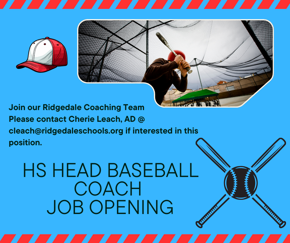 baseball coach needed