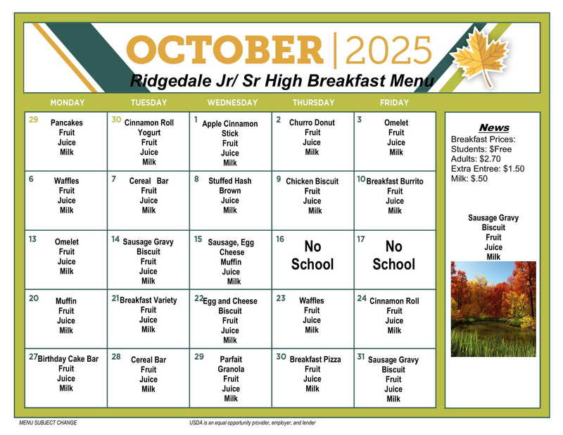 HS Breakfast