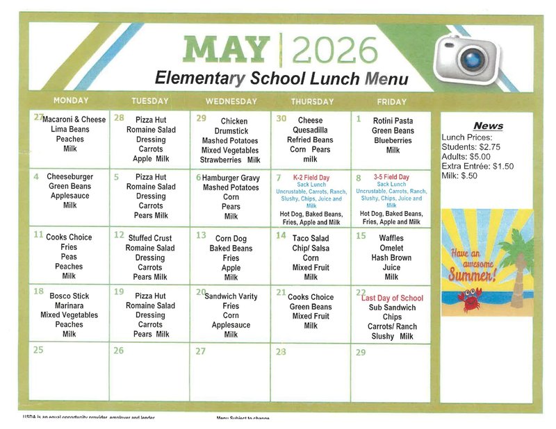Elementary Lunch