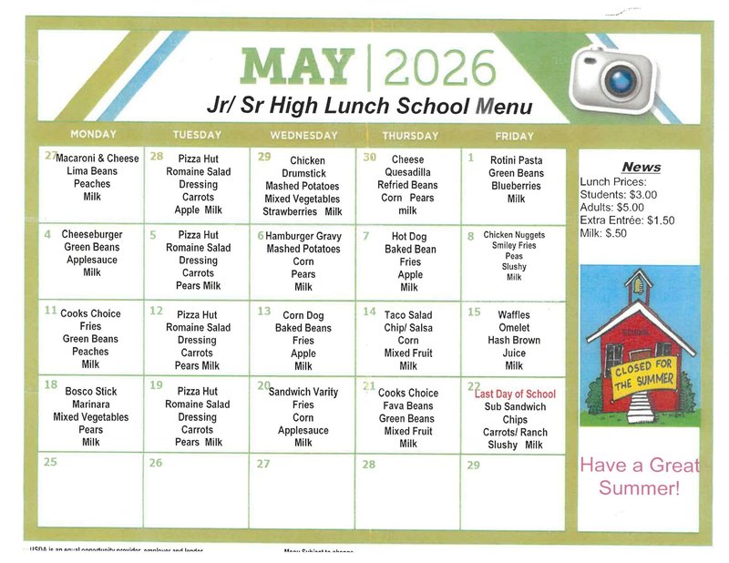 Jr./Sr. Lunch