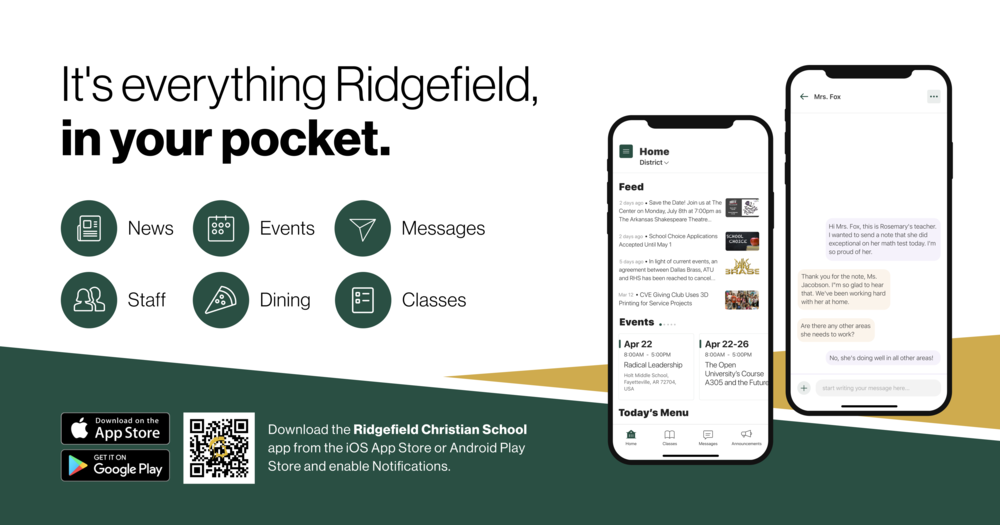 it's everything Ridgefield in your pocket