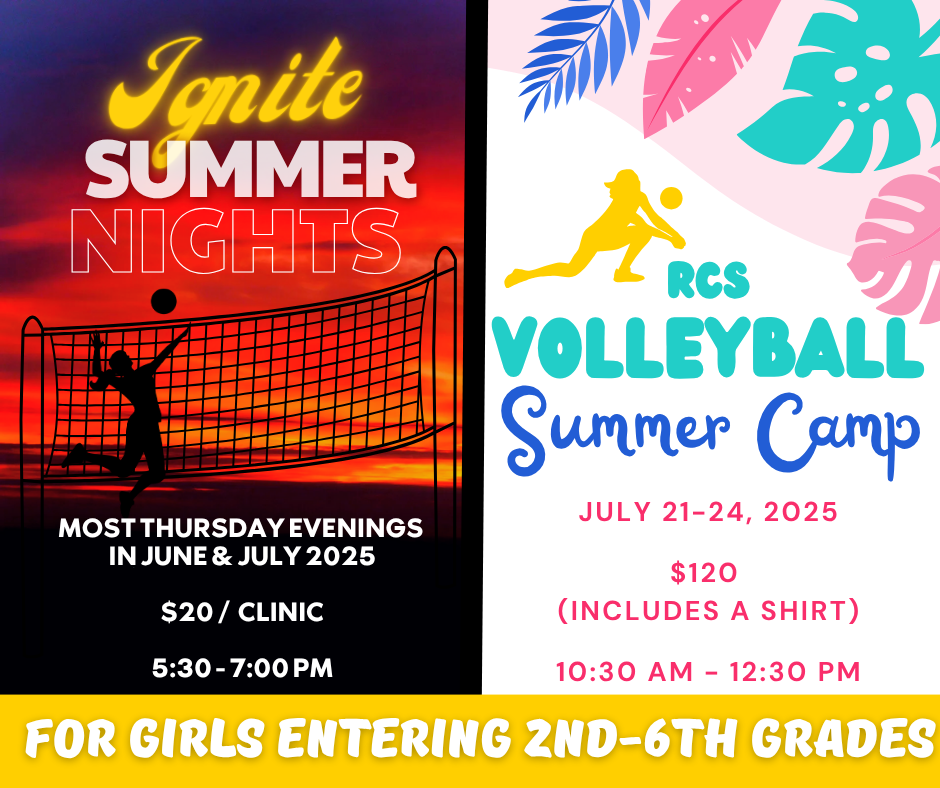 ad for summer volleyball camp