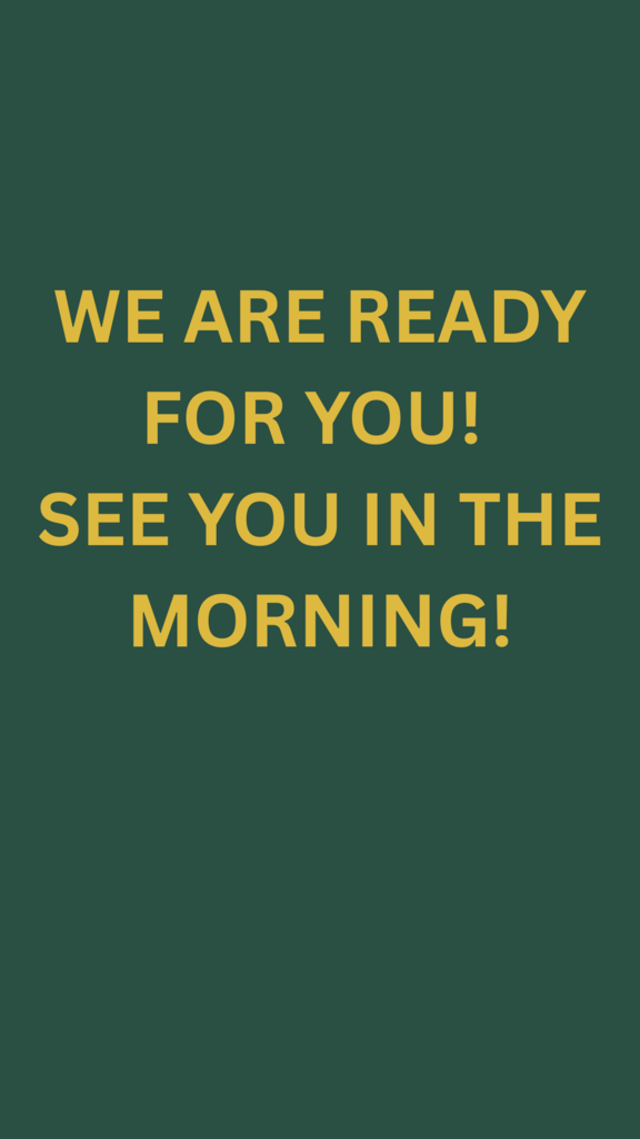 We are ready to see you!
