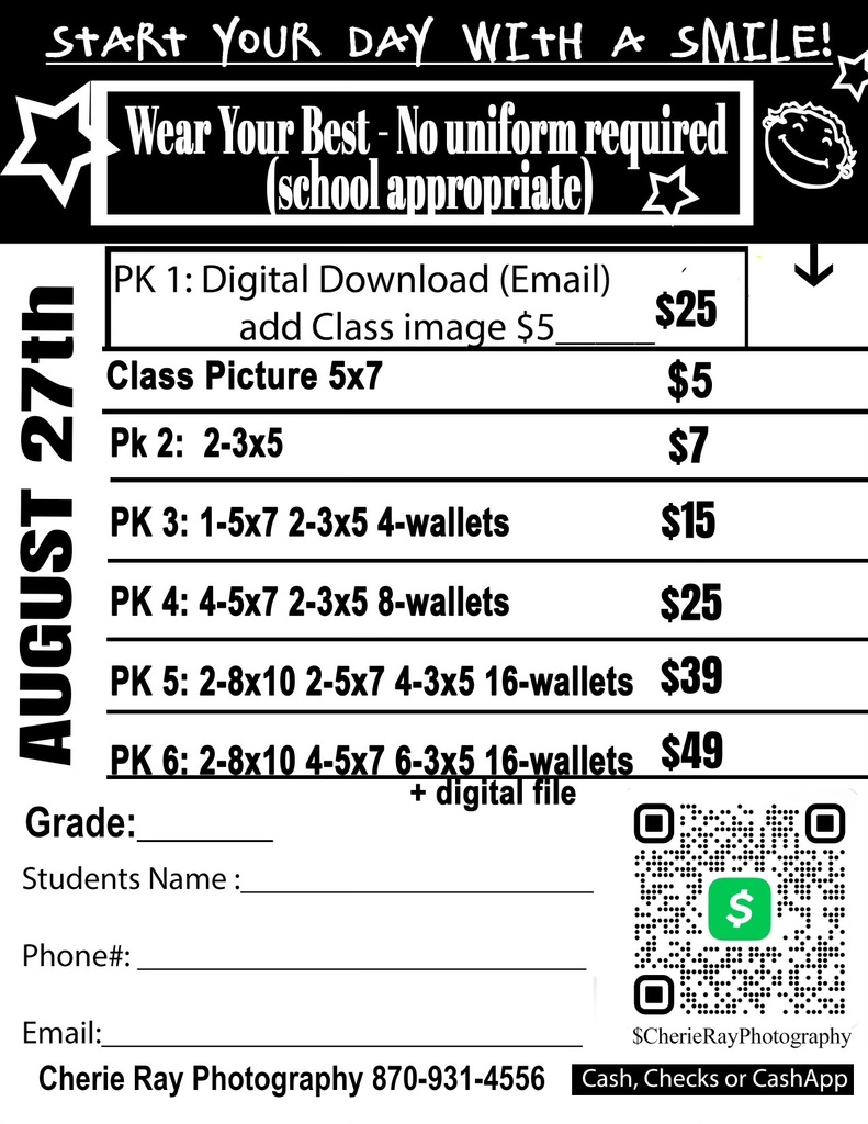 School Picture Order Forms