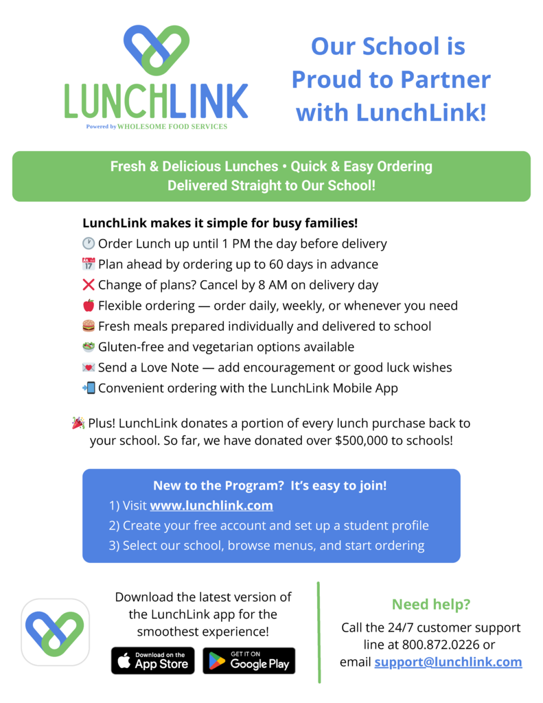 LunchLink Announcement