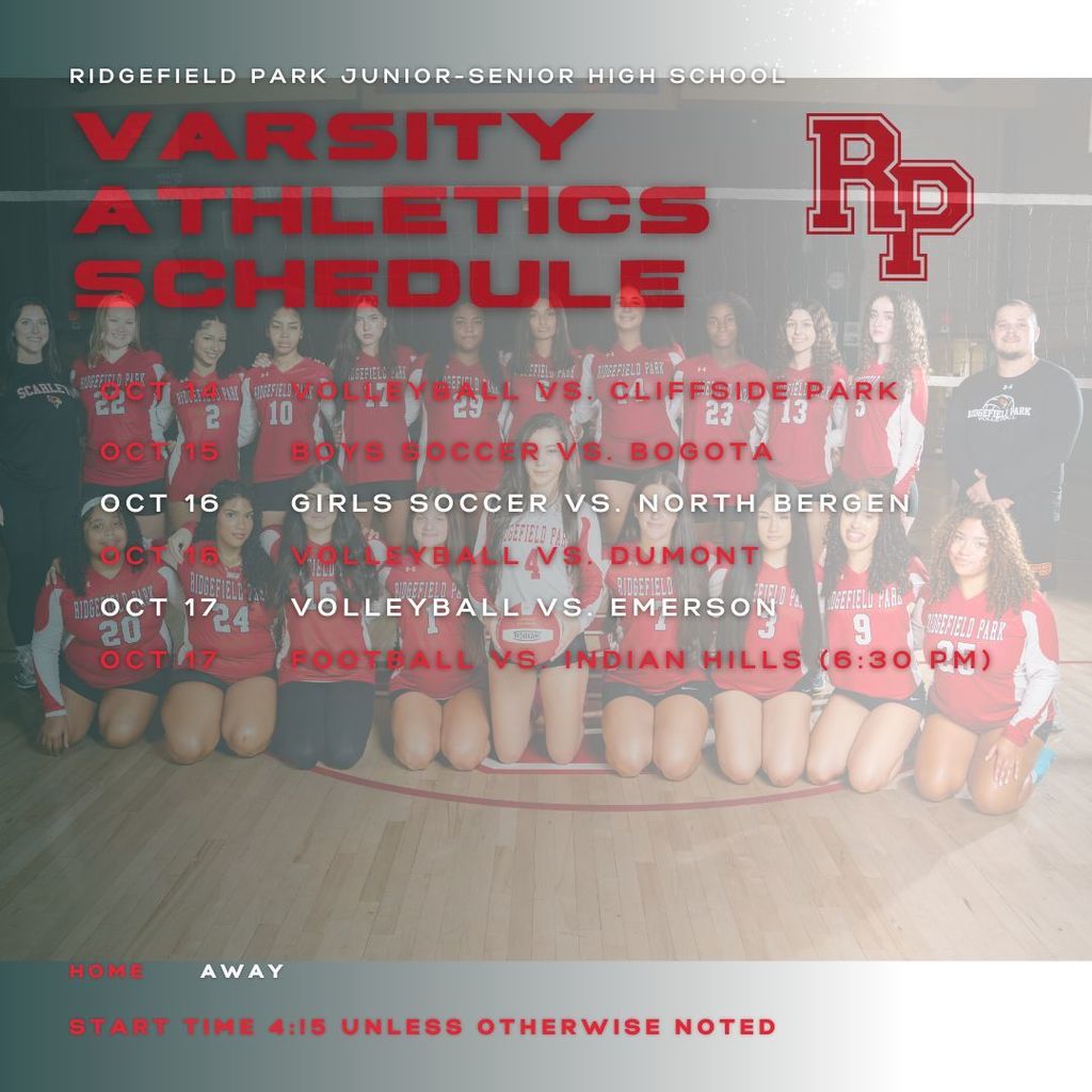 Athletics schedule