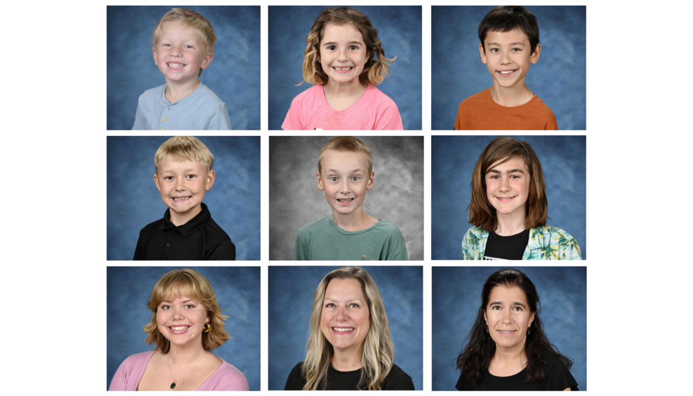 Collage of the November 2025 students and employees of the month