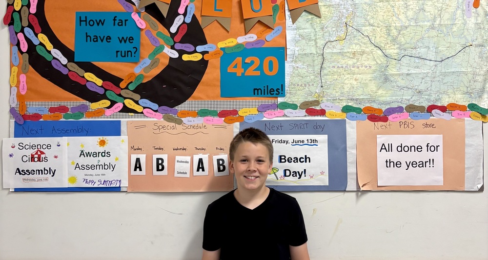 5th grader Laban Simons