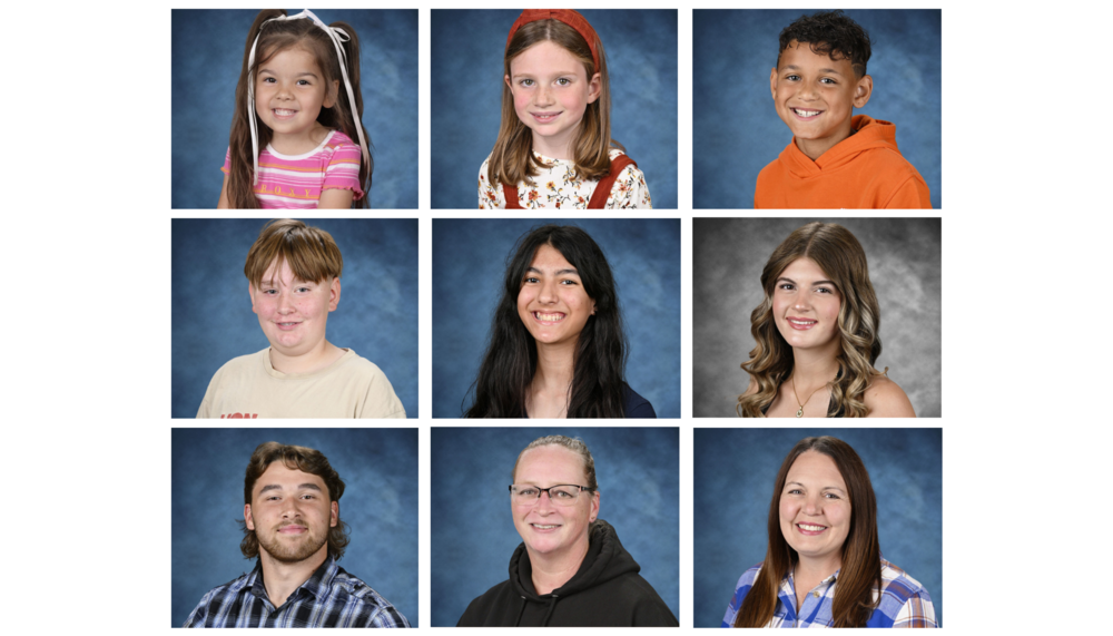 Collage of the December 2025 Students and Employees of the Month