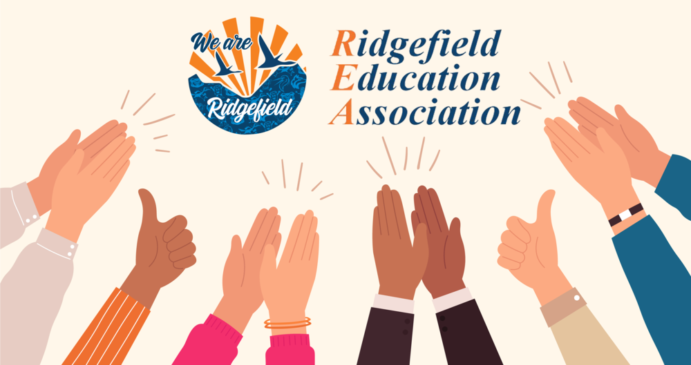 hands clapping below the logo for the RSD and the REA