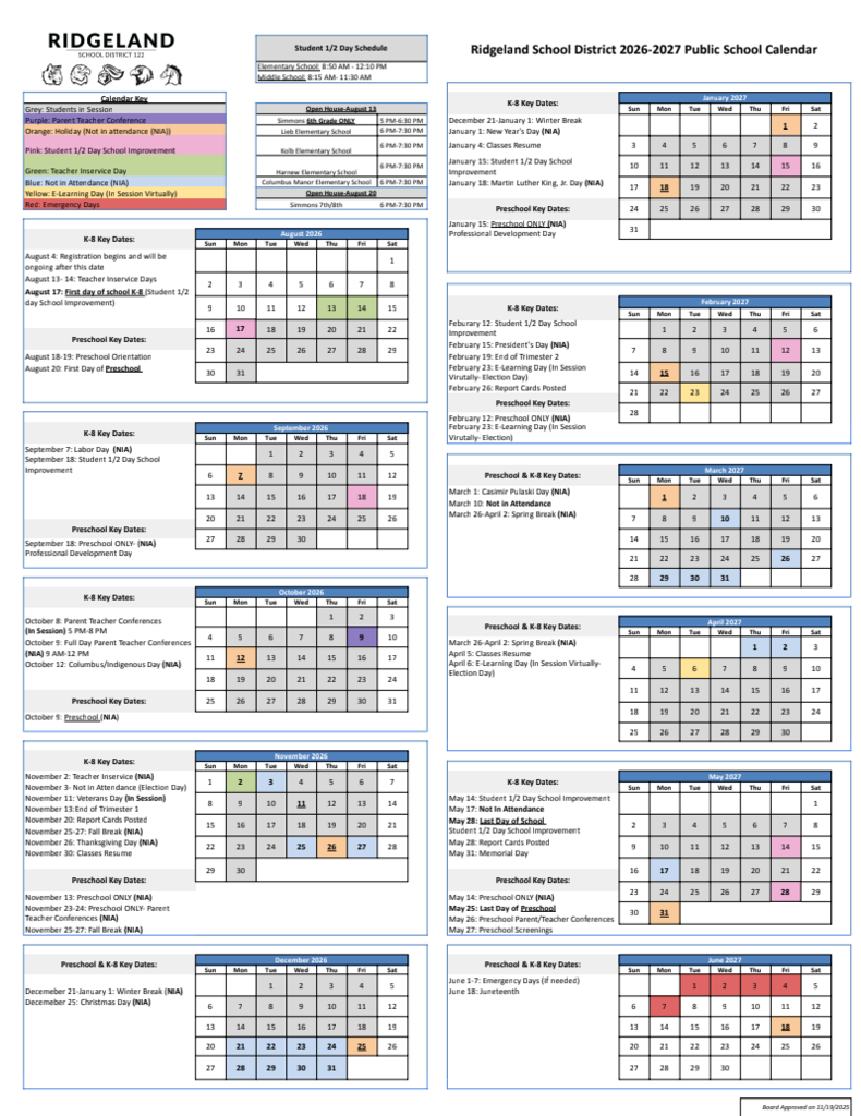 calendar