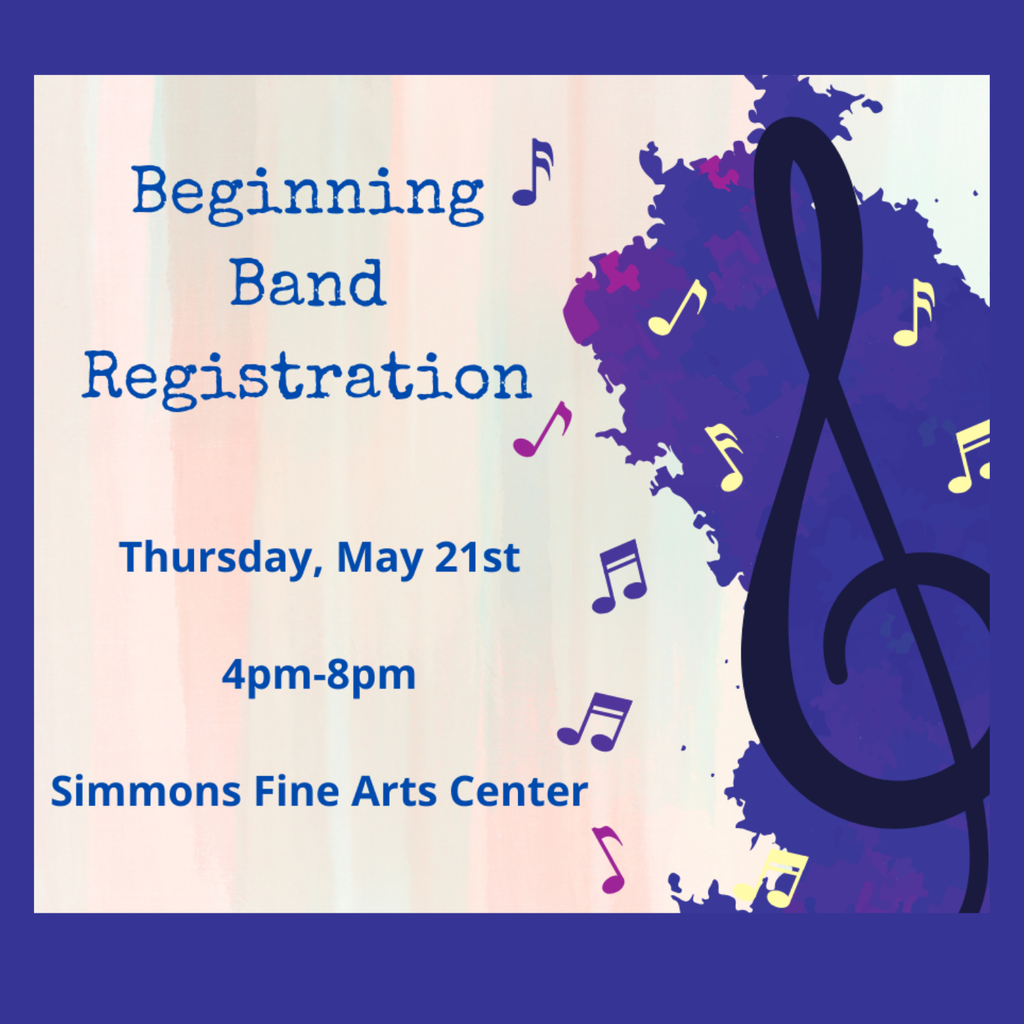 Beginning Band Registration