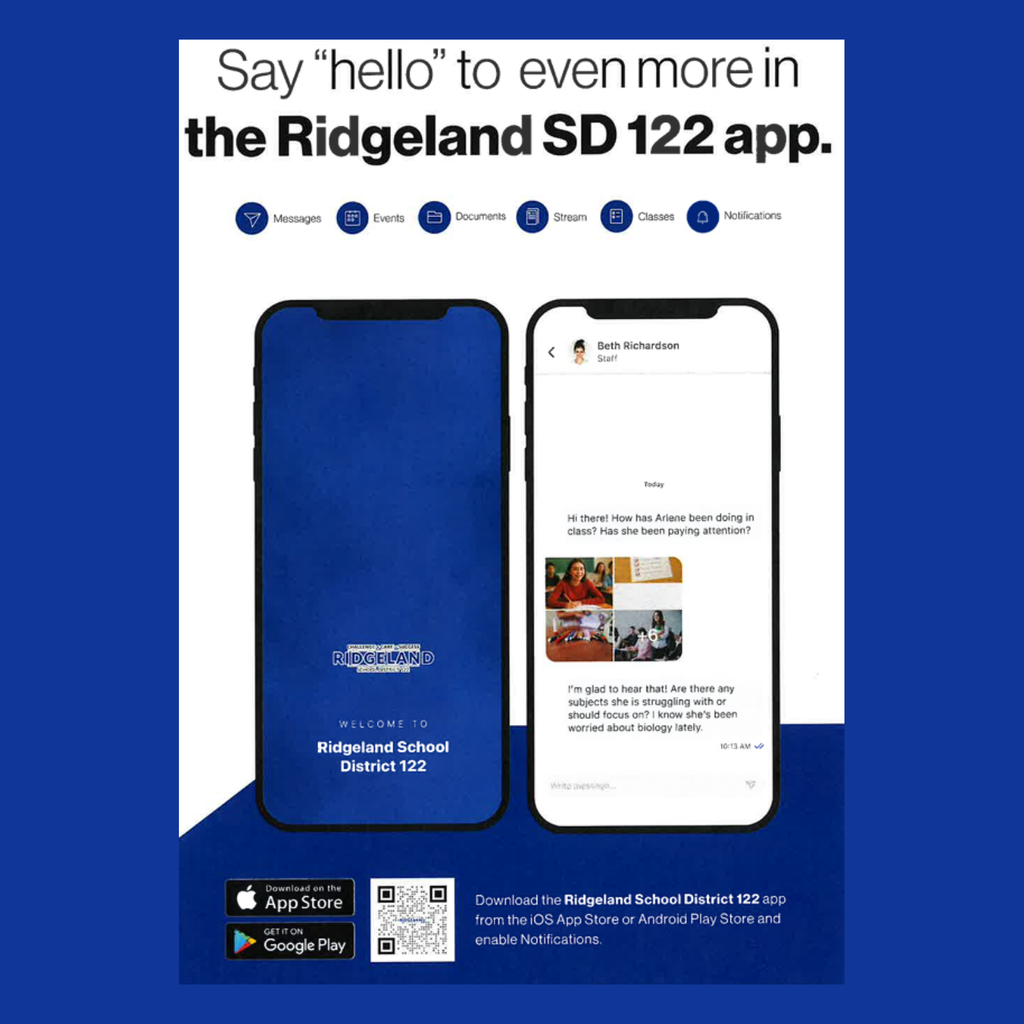 Ridgeland SD 122 app