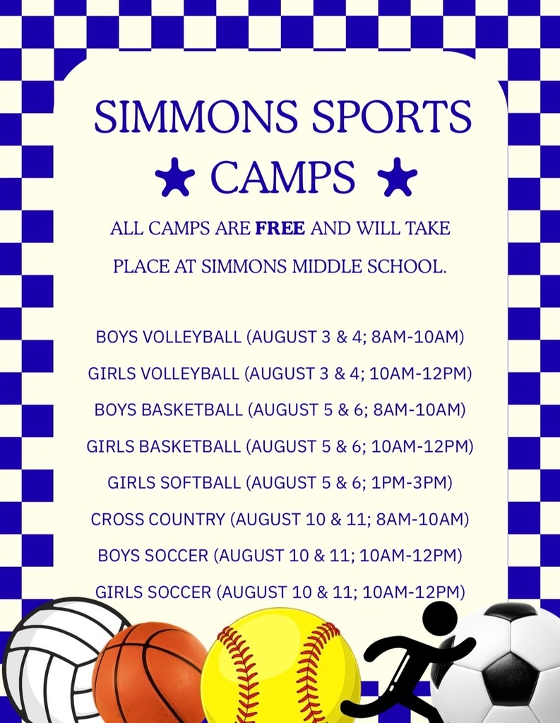 Simmons Sports Camps 2026 - Register at https://bit.ly/SMSKnightsCamps