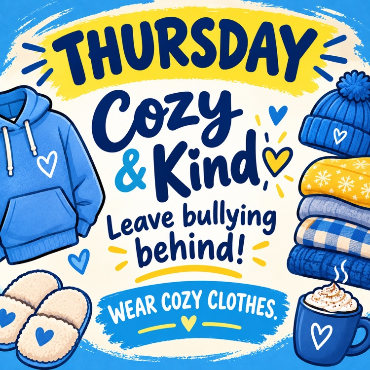 Cozy & kind! Leave bullying behind 