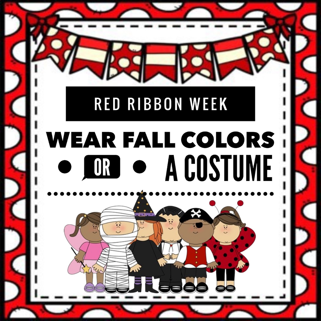 Wear Fall colors or a Halloween Costume