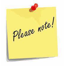 Please Note!