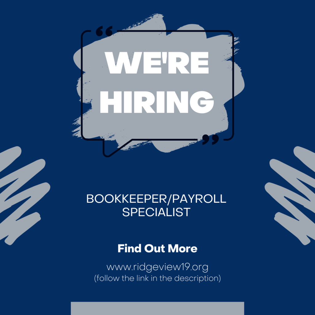 We're Hiring - Bookkeeper/Payroll Specialist