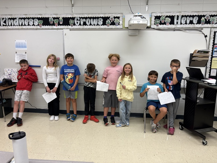 kids performing skit
