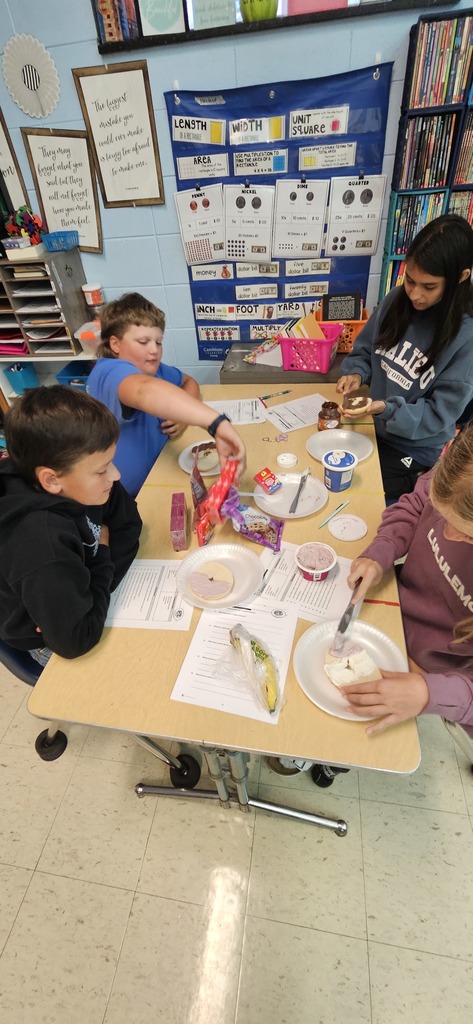 Students making bagels.