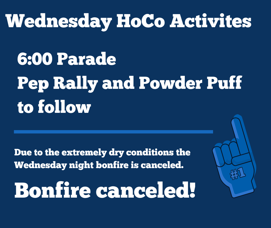 Wednesday Homecoming activities