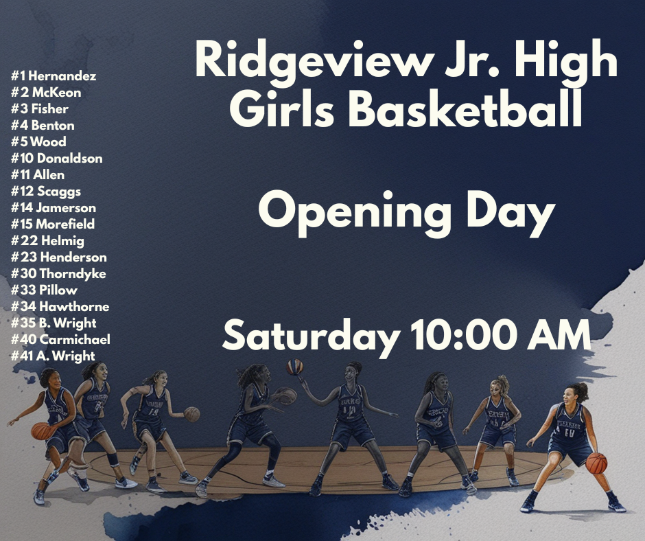 Junior High Girls Basketball Opening Day