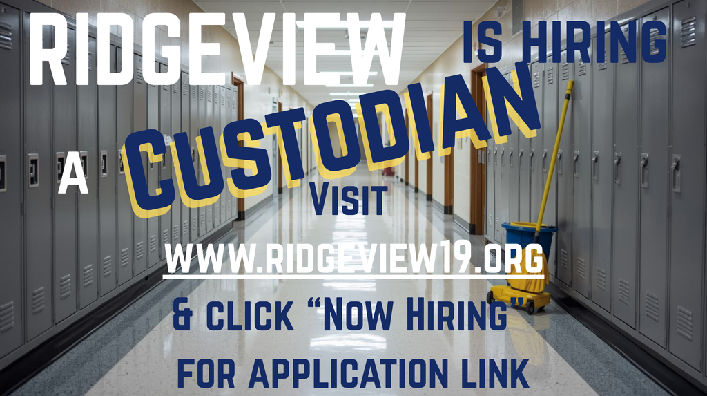 Now hiring: Custodian
