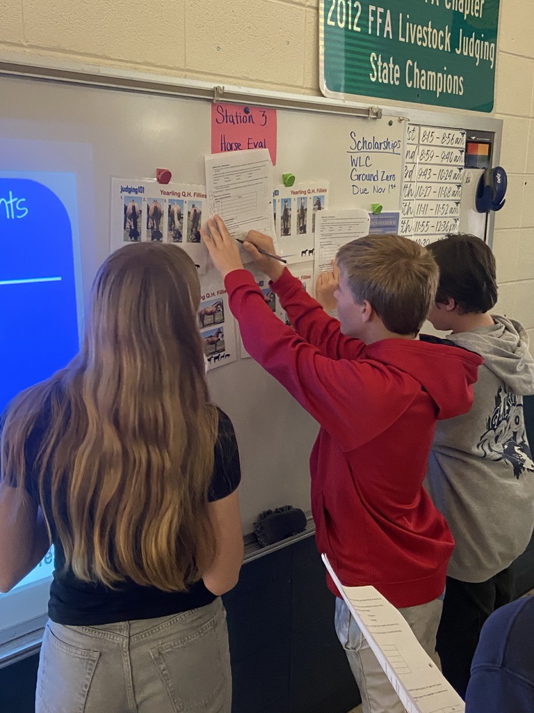 CDE Game Time in Intro to Agriculture