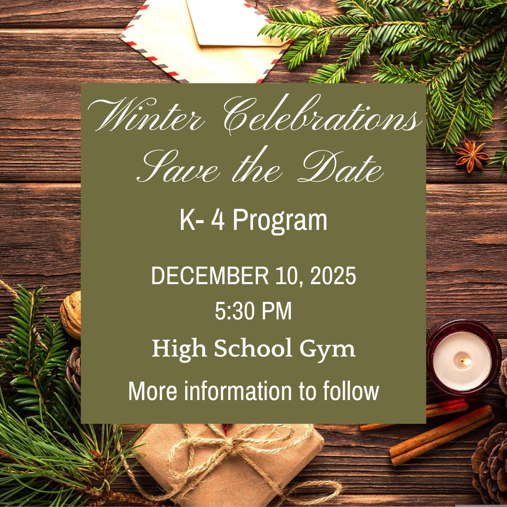 Winter Celebrations Save the Date