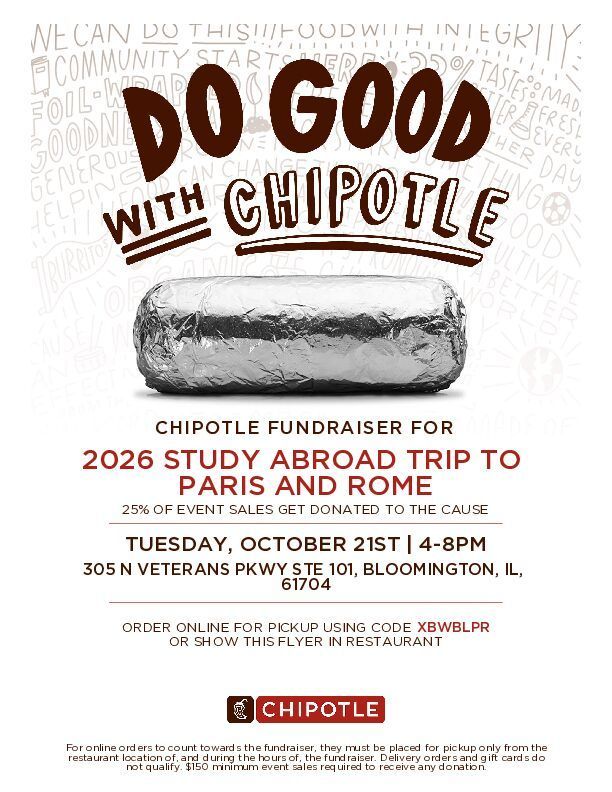 Chipotle Fundraiser Form