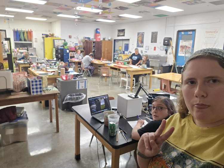 selfie with the artists 