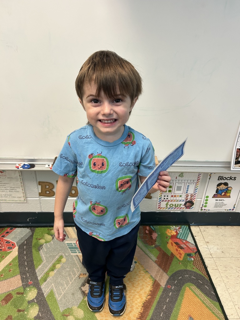 Mustang Awards in Pre-K