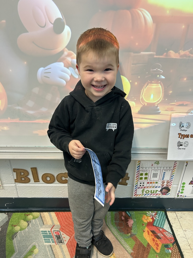 Mustang Awards in Pre-K