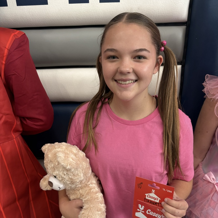 HS students in costumes