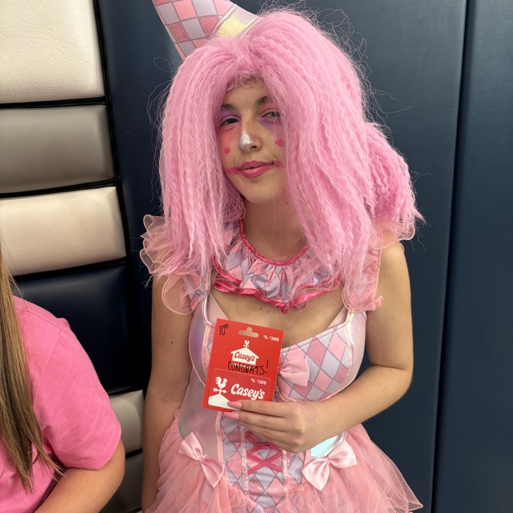 HS students in costumes