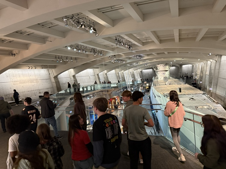 U-505 Submarine… in a basement.