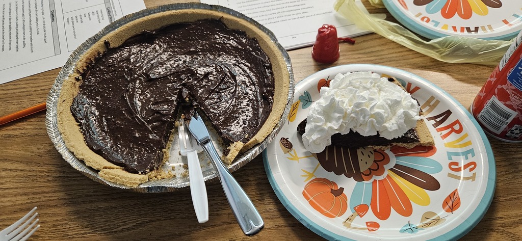 Chocolate pie.