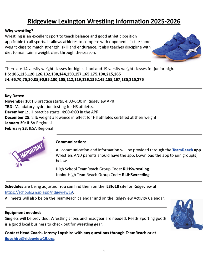 RL Wrestling Information 2025-2026 pic