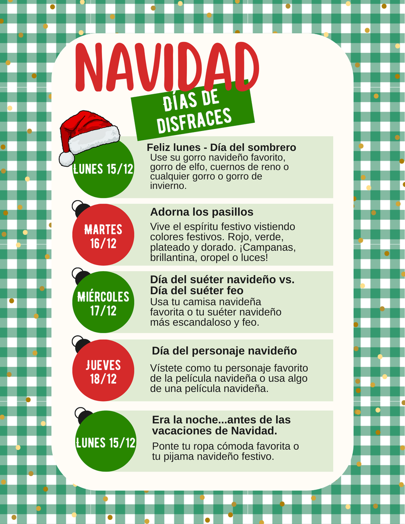 Spanish dress up days