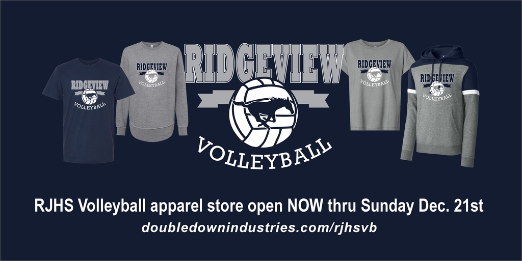 RJHS Volleyball Apparel Store Now Open