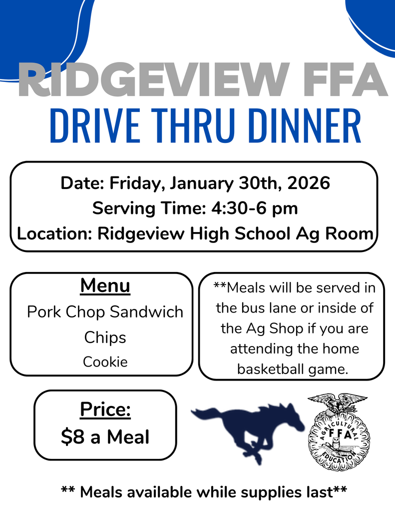 FFA Pork Chop Drive Thru Dinner