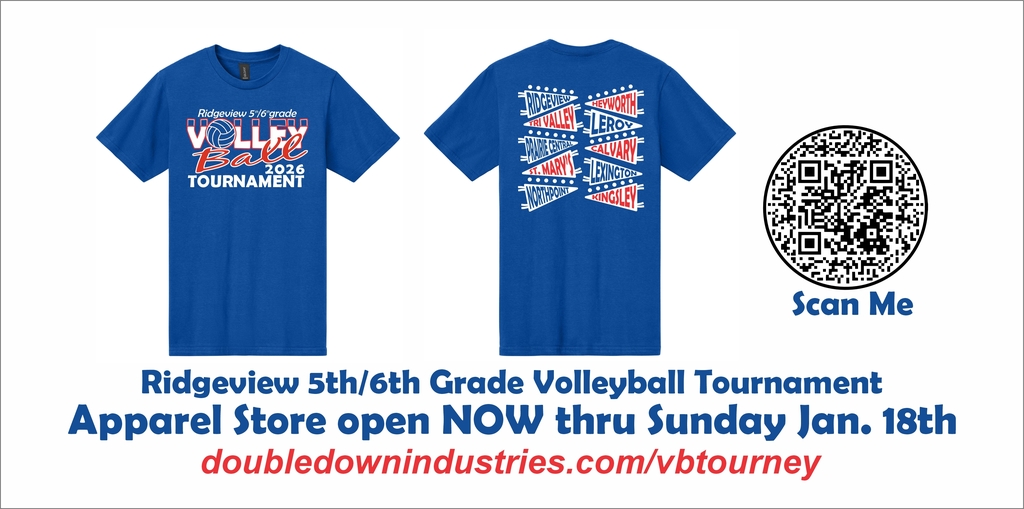 5/6th grade Volleyball Tournament apparel 