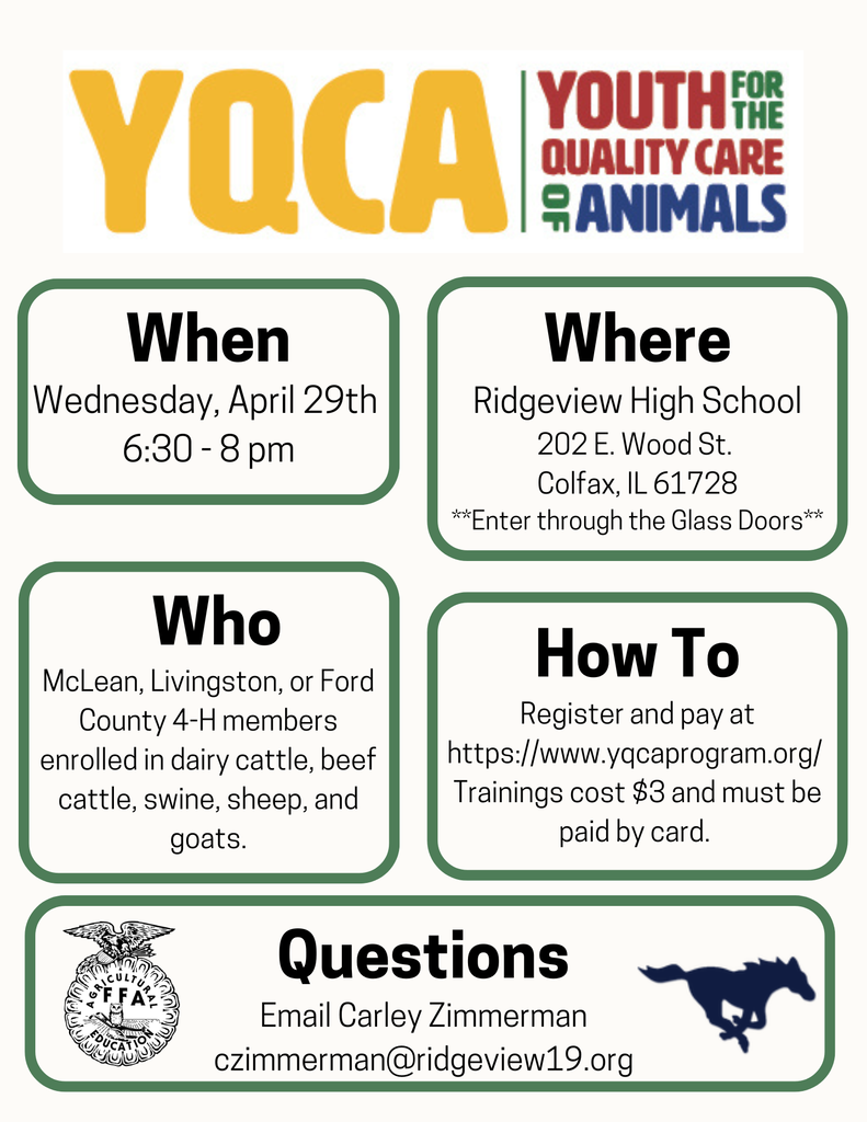 Ridgeview FFA YQCA