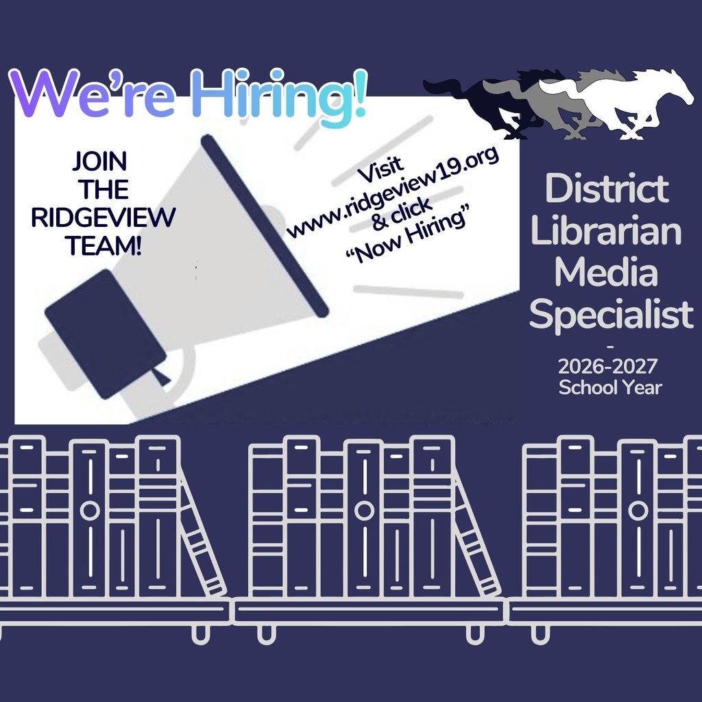 Now hiring District Librarian/Media Specialist